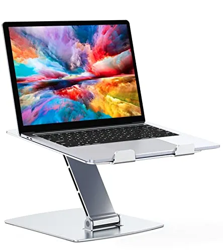 Glangeh Höhenverstellbarer Laptop Ständer - Schreibtisch-Bücherständer mit einzigartigem Design, einstellbarer Höhe für ergonomische Nutzung und hervorragender Belüftung, ideal für MacBook und andere Laptops von 10-16 Zoll.