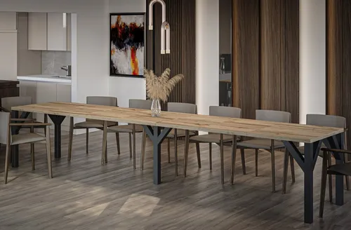 Endo-Möbel Kulissen-Esstisch XXL Dunaj 130-405cm