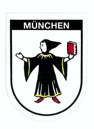 carstyling XXL Aufkleber Wappen München 60 x 45 mm