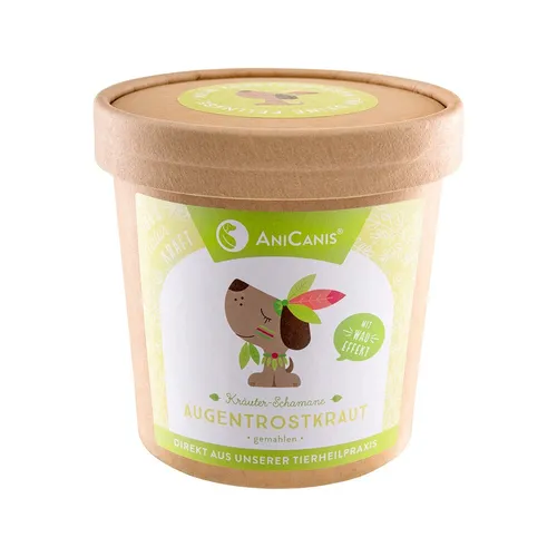 AniCanis Augentrost für Hunde | Augentrostkraut Futterkraut | Futterzusatz, 100g