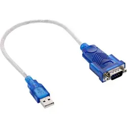InLine® USB zu Seriell Adapterkabel, Stecker A an 9pol Sub D Adapter / Konverter / Parallel