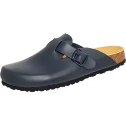 Lico Bioline Clog blau Gr. 43 - Bequeme Clogs für Freizeit und Beruf, mit dämpfungsaktiver EVA-Laufsohle und verstellbarer Schnalle für optimalen Komfort.