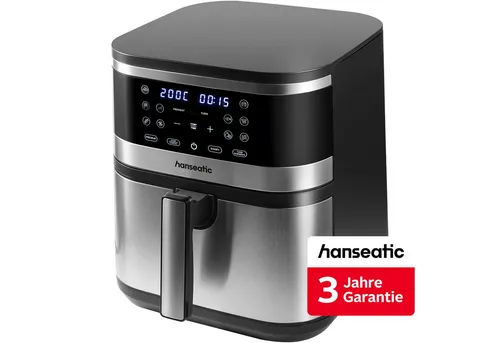 Hanseatic Heißluftfritteuse HAF810SCA, 1700 W mit 3 Jahren Garantie