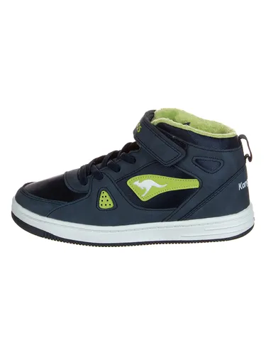 KangaROOS Unisex Kinder K-cp Kalley II Ev Sneaker, Dk Navy Lime, 28 EU - Sneaker mit thermolining und thermoinsole für warme Füße bei jedem Abenteuer.