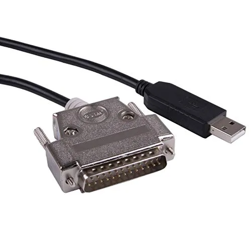 FTDI Chip USB auf RS232 25-poliger DB25-Stecker, serielles Adapterkabel, CNC-Steuerung, Programmierkabel, kompatibel mit C-232R US-232R