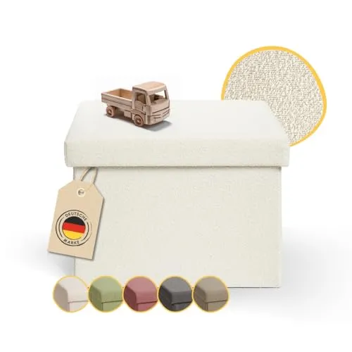 Laleni Sitzwrfel mit Stauraum in beige von Laleni