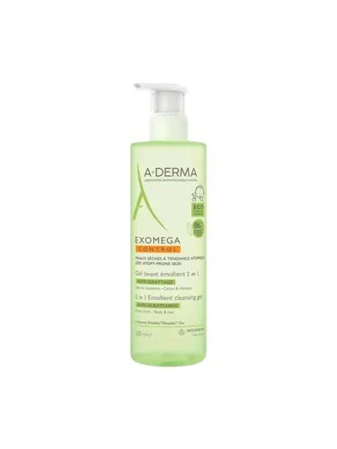 A-Derma Exomega Control Emollient Shower Gel - 500?ml