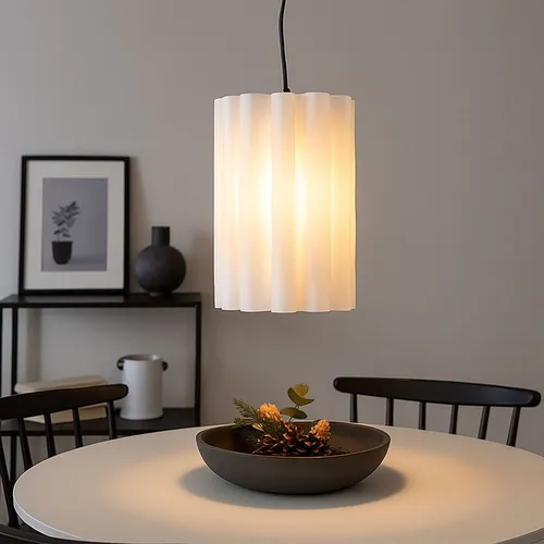 Decken Pendel Hänge Lampe Leuchte Wohn Zimmer Beleuchtung Küche Diele Büro weiß