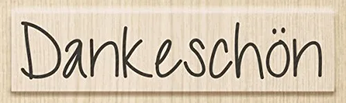 Knorr Prandell 211800620 Knorr prandell 211800620 Stempel aus Holz (Danke) Motivgröße 8 x 1,7 cm , Motiv: Dankeschön