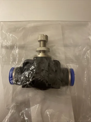 Drosselrückschlagventil Steckverbinder gerade Form IQS Pneumatik 8mm 54x18x42mm