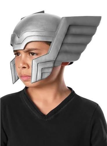 Rubie's Thor Helmet (35645), Silbern Halloween