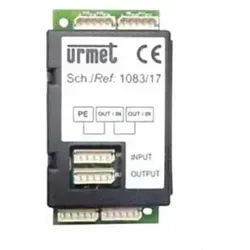 Urmet 1083/17 Esp-Modul, 16 Tasten - Gegensprechanlagen-Modul für bis zu 16 Anruftasten, ideal für einfache Bedienung und erweiterbare Wasserfall-Verbindung mit Sinthesi und K-Steel.