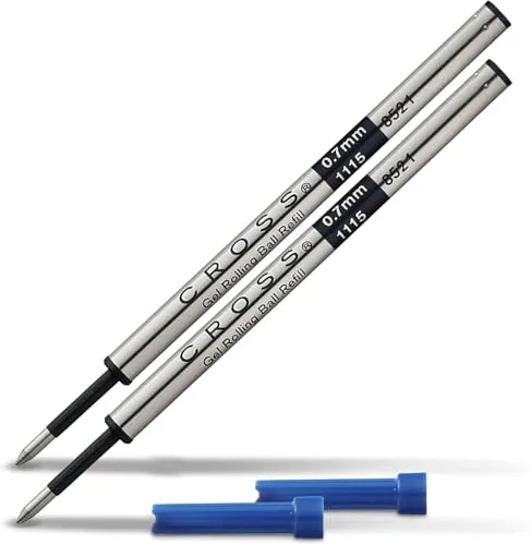 Cross Selectip Rollerball Mine 8521-2 (Gel-Tinte, 0.7 mm, dokumentenecht) blau, 2er Blister