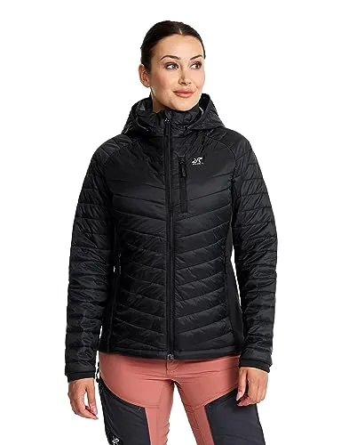RevolutionRace Radical Insulate Jacket für Damen - Leichte Funktionsjacke für Outdoor-Aktivitäten - Funktionsjacken, superleicht und isolierend mit abnehmbarer Kapuze, ideal für wechselnde Wetterbedingungen und sorgt für optimalen Komfort bei jedem Abenteuer.