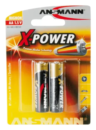 Hückmann Batterie 1,5V Mignon AA 133315(VE 2) Batterien Batterie