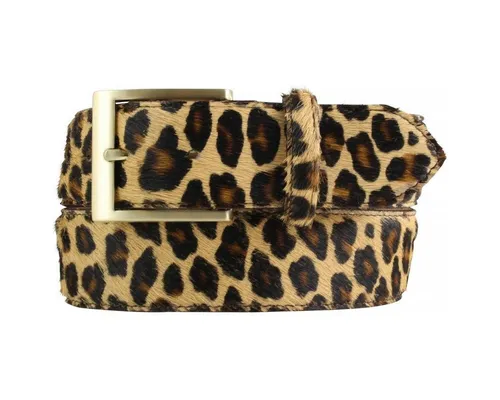 BELTINGER Hochwertiger Fell-Ledergürtel 4 cm von BELTINGER