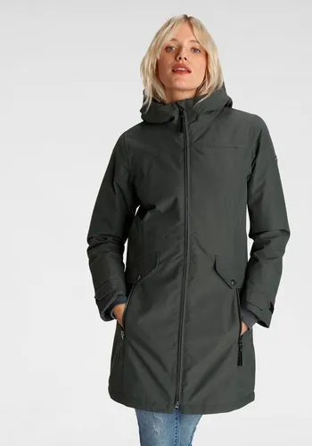 Polarino Funktionsparka - Wasserdicht, Atmungsaktiv & Winddicht - Funktionsjacke mit 3000mm Wassersäule, ideal für Outdoor-Aktivitäten. Hochschließender Kragen und verstellbare Kapuze sorgen für optimalen Schutz.