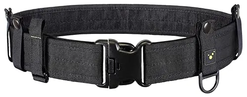 tee-uu Black Rettungsdienstkoppel XXL - Komplett-Set für optimale Sicherheit - Arbeits- & Schutzkleidung mit blitzschneller Klettverbindung, integriertem Reißverschlussfach für Geld und 5 Größen für perfekte Anpassung.