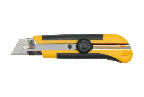 NÓŻ Z OSTRZEM ŁAMANYM 25MM METALOWY PROFESIONAL VOREL 5906083761904