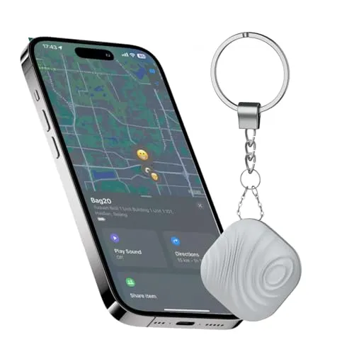 Nutale Air Tags Schlüsselfinder Smart Finder 1er Pack(IOS NUR)- Funktioniert mit Wo ist?