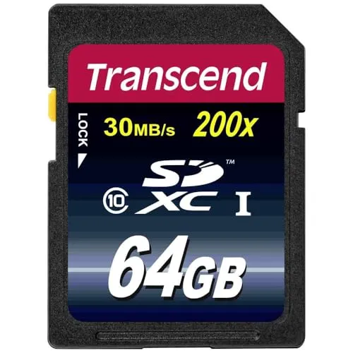 Transcend Extreme-Speed SDHC Class 10 Speicherkarte (bis 30MB/s Lesen)