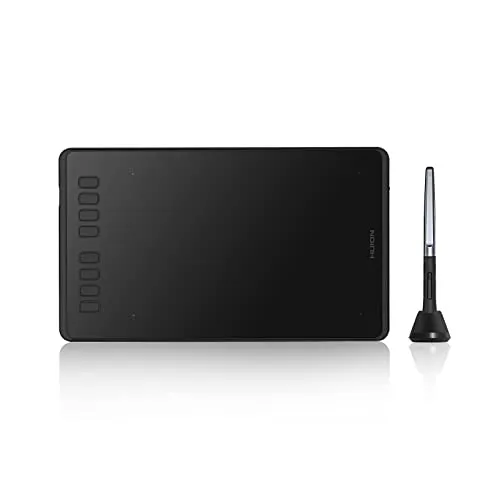 HUION Inspiroy H950P Grafiktablett, 8,7 x 5,4 Zoll Zeichentablett mit 8 Hotkeys, 8192 Druckempfindlichkeit, Kompatibel mit Win, Mac, Android, Ideal für Digitale Kunst, Malerei und Design