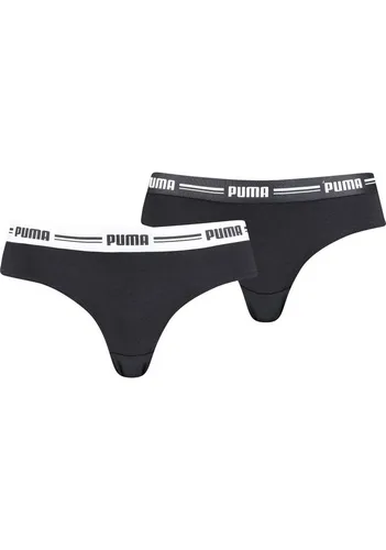 PUMA Brasilslip PUMA WOMEN BRAZILIAN 2P HANG (2er Pack) mit weichem Logobündchen