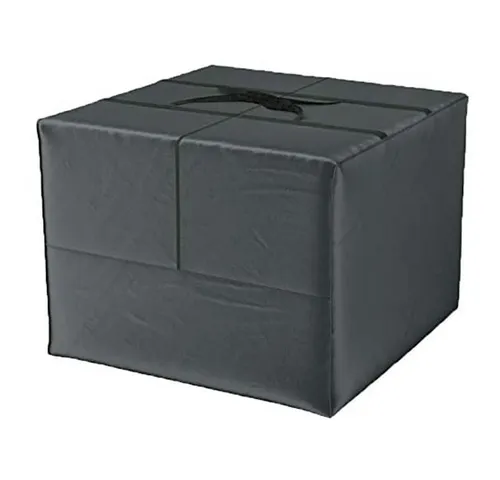 Aufbewahrungstasche Deluxe XXL für Gartenauflagen - Robuste 600D Oxford Tasche (80x80x60 cm) schützt Ihre Kissen vor Wetter und UV-Strahlen. Mit großer Reißverschluss-Öffnung und stabilen Tragegriffen für einfachen Transport und Reinigung.