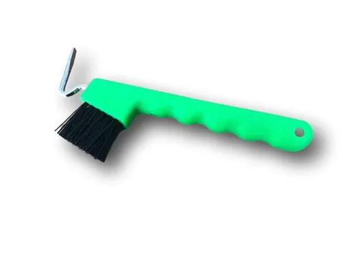 Pferdelinis Pferdebürste Hufkratzer Pferde Esel Ziegen Huf Bürste ergonomischen Griff, Kunstfaser