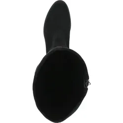 Caprice Damen Stiefel Stretch Schaft Langschaft kräftige Profilsohle 9-25613-41, Größe:38 EU, Farbe:Schwarz - Schwarz - 38
