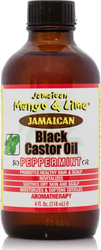Jamaican Mango & Lime Black Castor Oil Peppermint 4oz 118ml