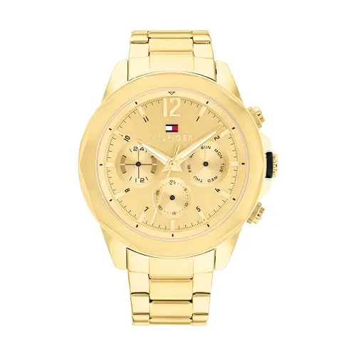 Tommy Hilfiger Multi Zifferblatt Quarz Uhr für Herren in gelb von Tommy Hilfiger