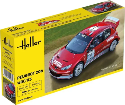 Peugeot 206 WRC'03 / 1:43 - Heller - 80113