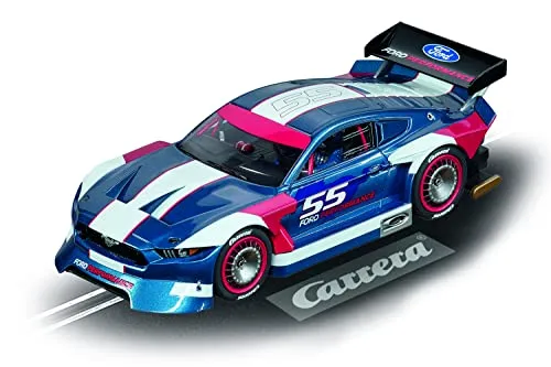 Carrera Evolution Ford Mustang GTY No.55 Rennauto | Slotcar im Maßstab 1:32 | Front- und Rücklicht | Spielzeug für Kinder ab 8 Jahren