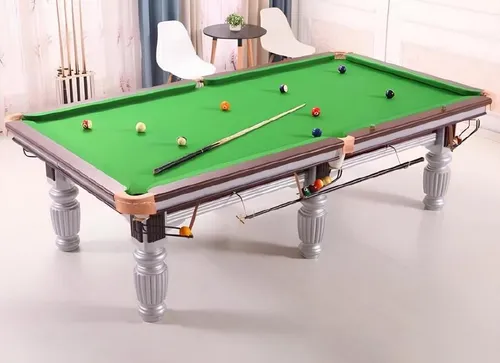 Kugeltisch Billardtisch 8FT – Poolbillardtisch für Spaß und Freizeit - Ideal für gesellige Runden, dieser 8FT Billardtisch bietet eine robuste Bauweise und sorgt für unvergessliche Spielmomente. Maße: 260 x 145 x 85 cm, Farbe: Grau.