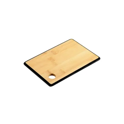 KESPER | Schneidbrett, Material: Bambus, Maße: 23 x 15 x 1 cm, Farbe: Braun, Schwarz | 58260