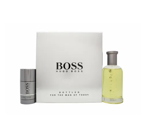 Hugo Boss Bottled Geschenkset 200ml EDT + 75ml Deodorant Stick - Elegantes Geschenkset mit 200ml EDT und 75ml Deodorant Stick. Perfekt für den modernen Mann, der Wert auf Stil und Frische legt. Ideal für besondere Anlässe und den täglichen Gebrauch.