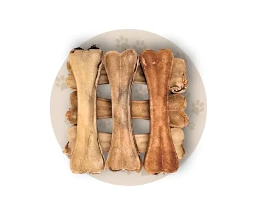 Warnick's Tierfutterservice Hundesnack - Kauknochen mit Pansen - 12 cm, 10 Stück - Hundeknochen als Leckerli & zur Zahnpflege