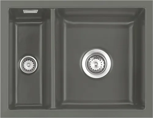 KeraDomo MERA 60 F/o Flächenbündige Spüle in Lava von systemceram
