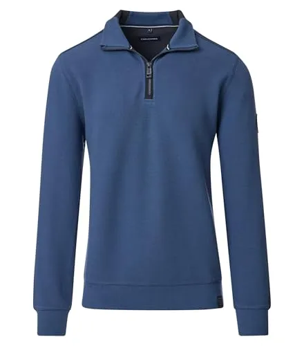 CASAMODA Sweatshirt - Hochwertiger Sweat-Troyer aus reiner Baumwolle, mit bequemer Passform und farblich abgesetzten Akzenten. Ideal für vielseitige Freizeit-Outfits und perfekt kombinierbar mit Jeans oder Chinos.
