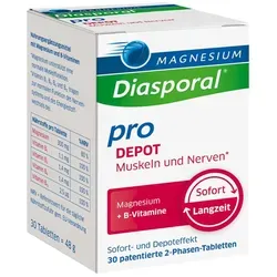Magnesium Diasporal Pro DEPOT Muskeln und Nerven 30 St