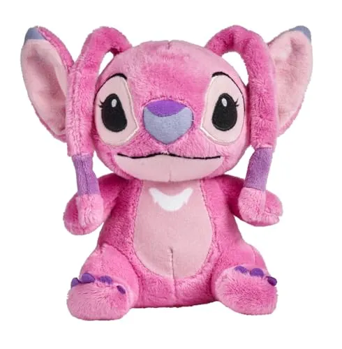 Simba Toys – Disney Angel Mini Plüschfigur ca 15 cm – superweicher Begleiter mit großen Kulleraugen – geeignet ab den ersten Lebensmonaten – passendes Geschenk für kleine Disney Fans zum Kuscheln