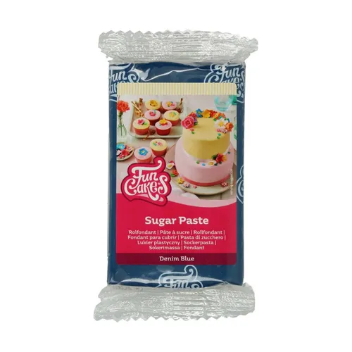 Produktbild FunCakes Fondant Denim Blue - 250g