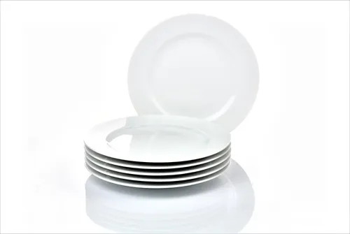 Retsch Arzberg Frühstücksteller HEIKE WEISS, 6-tlg Set - Frühstücksteller aus hochwertigem Porzellan, spülmaschinenfest und ideal für Frühstück, Kaffee oder Abendessen, perfekt für 6 Personen.