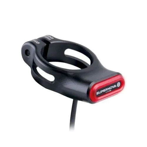 Supernova E-Bike Rücklicht TL3 Mini 12V - Fahrradbeleuchtung mit StVZO-Zulassung, kompaktes Design für optimale Sichtbarkeit und Sicherheit im Straßenverkehr.