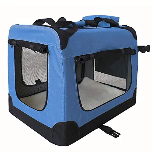 Faltbare Hundebox Transporttasche für Hunde und Katzen