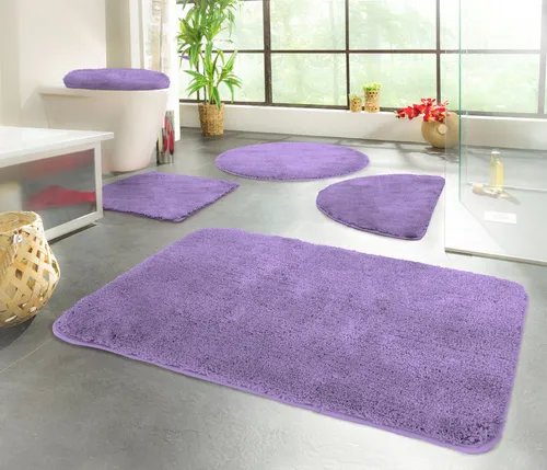 KiNZLER Badematte Chaozhou 2er-Set in lila von KiNZLER