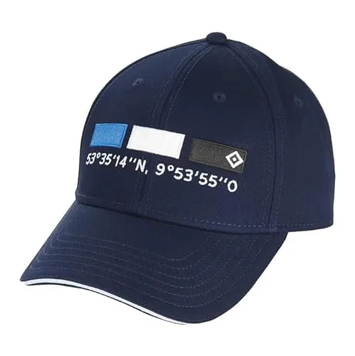 HSV Baseball Cap Kappe Koordinaten - Stylische Baseball Cap mit HSV Koordinaten, perfekt für Fans und idealen Tragekomfort.