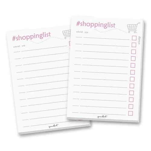 kleine Notizblöcke #shoppinglist I DIN A6 I dv_378 2