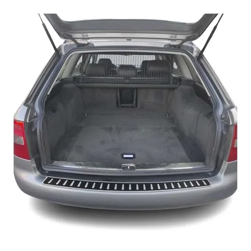 OMAC Ladekantenschutz für BMW X5 (F15, F85) - Stoßfängerabdeckung aus hochwertigem Edelstahl, aufklebbar und chromfarben, schützt effektiv die Kofferraumkante beim Beladen.